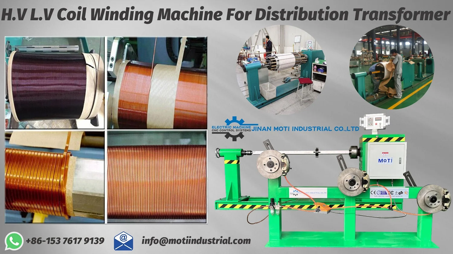 H.V L.V Coil Winding Machine For Distribution Transformer 2023-01-24 1500.webp