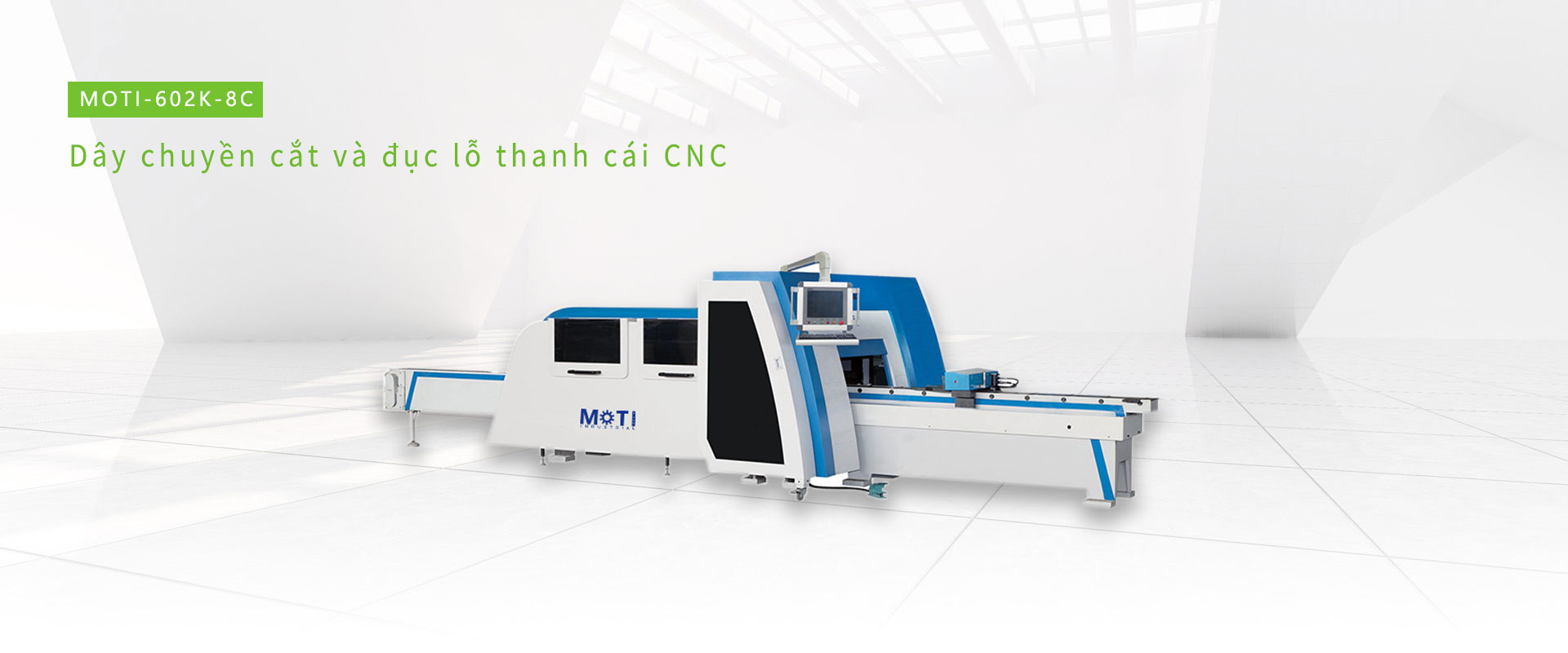 Dây chuyền cắt và đục lỗ thanh cái CNC