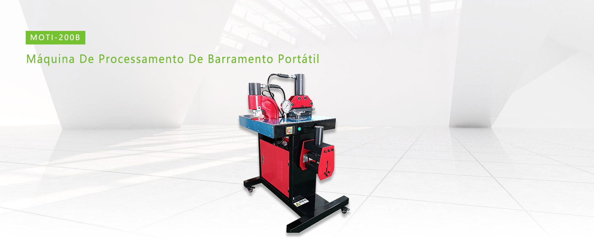 Máquina de processamento de barramento portátil MOTI-200B