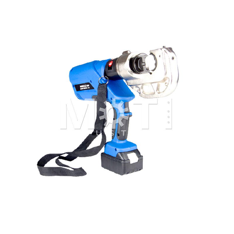 Powered cable crimping tool