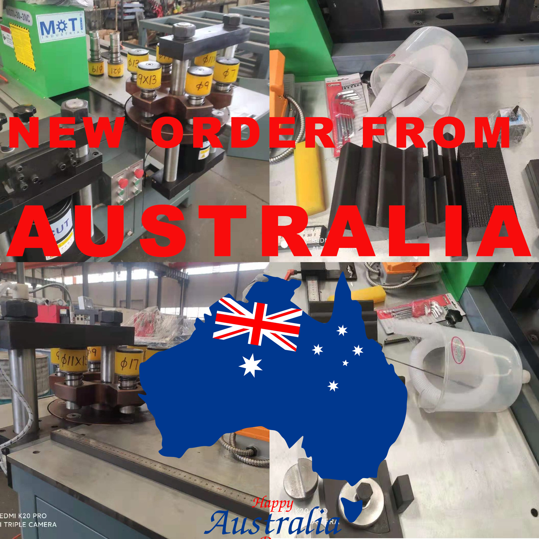 Novo pedido de máquina de barramento MOTI da Austrália