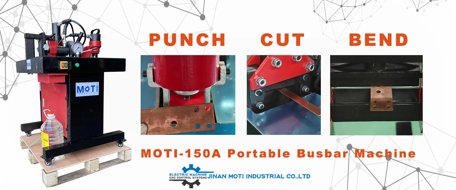 MOTI-150A Portable Busbar Machine