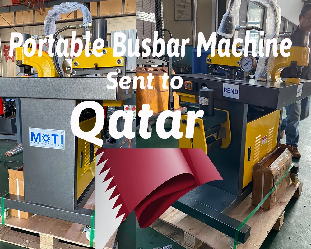 Portable Busbar Machine Sent Qatar
