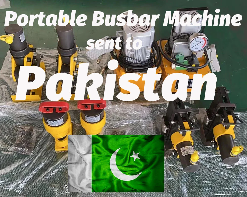 Portable Busbar Machine Sent Pakistan