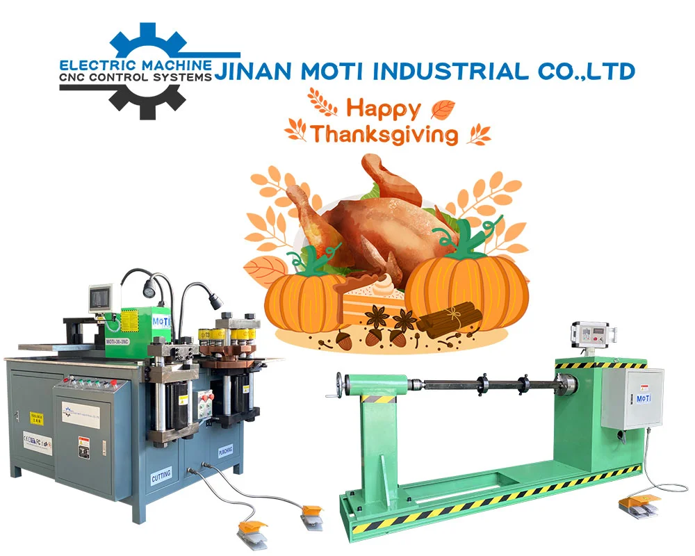 Happy Thanksgiving Day 2021 from MOTI INDUSTRIAL Greeting