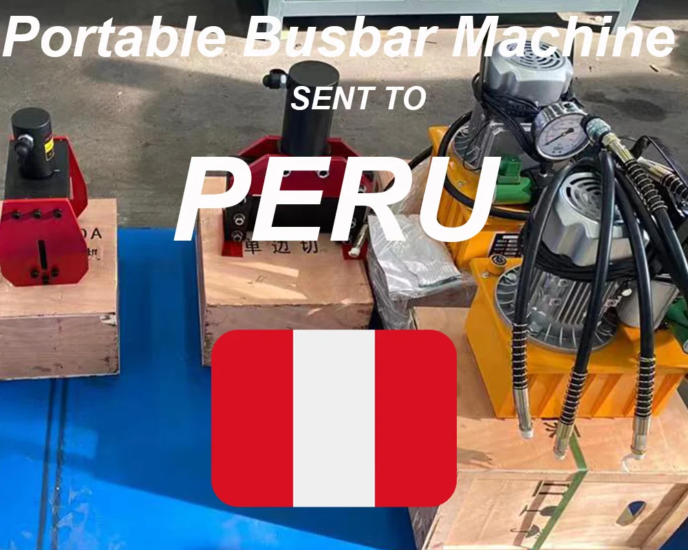 Portable Busbar Machine sent to Peru