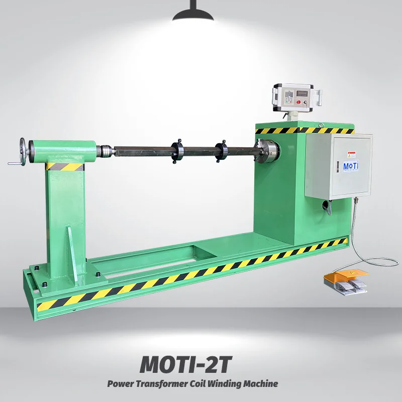 Máquina de enrolamento horizontal