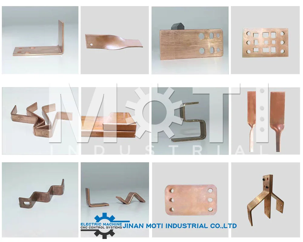 Muestras de barras colectoras de cobre de la máquina de barras de cobre MOTI