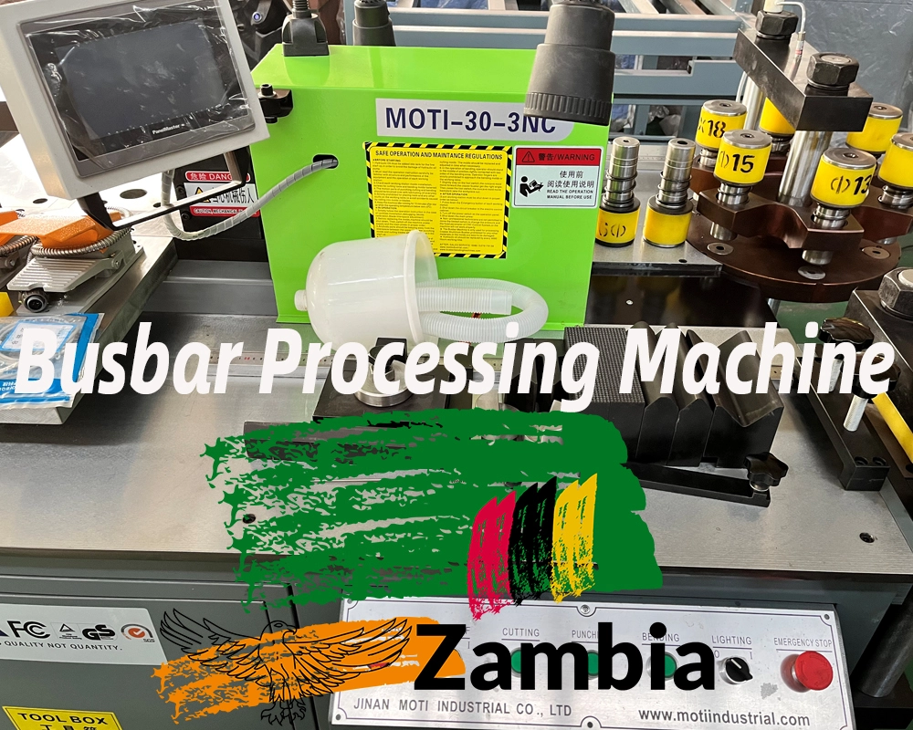 MOTI Bus bar Machine ship to Zambia