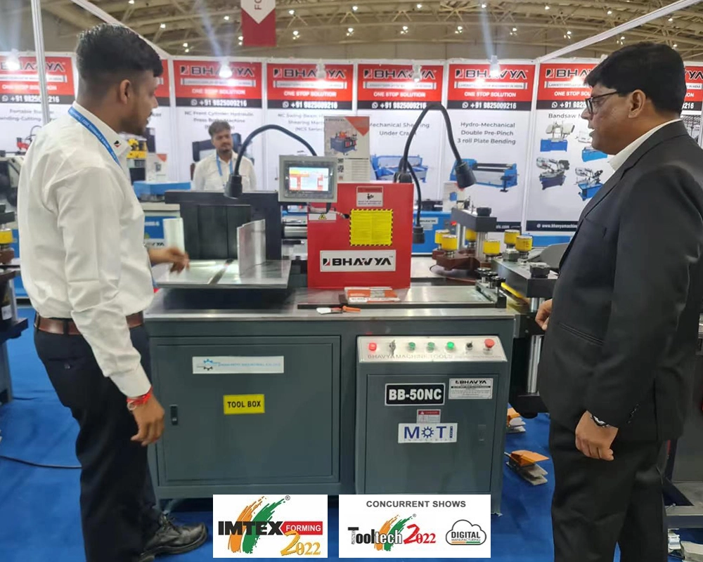 IMTEX 2022 Invite you to operate MOTI Busbar Machine
