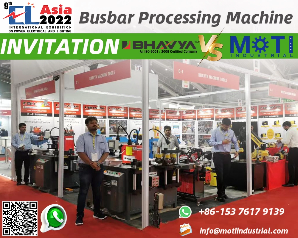 MOTI Busbar Machine Showed on 9th Elasia - 2022