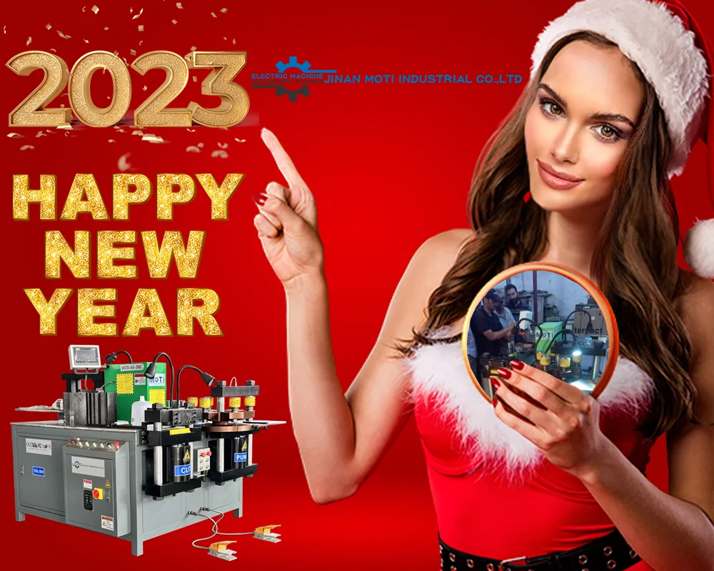 Happy New Year 2023 MOTI Busbar Machine