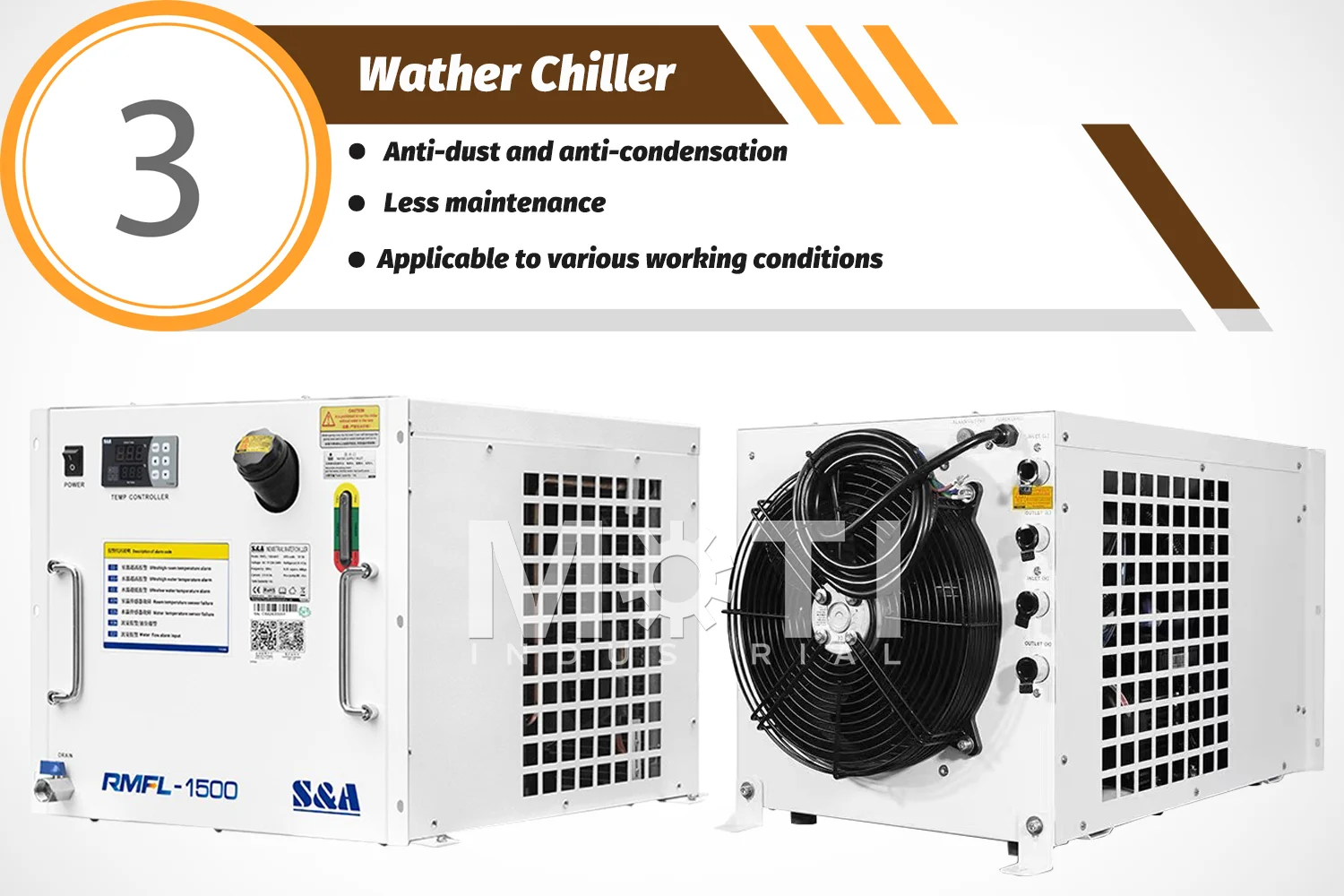 Water Chiller for Laser Welding Cleaning Cutting Machine 3 in 1