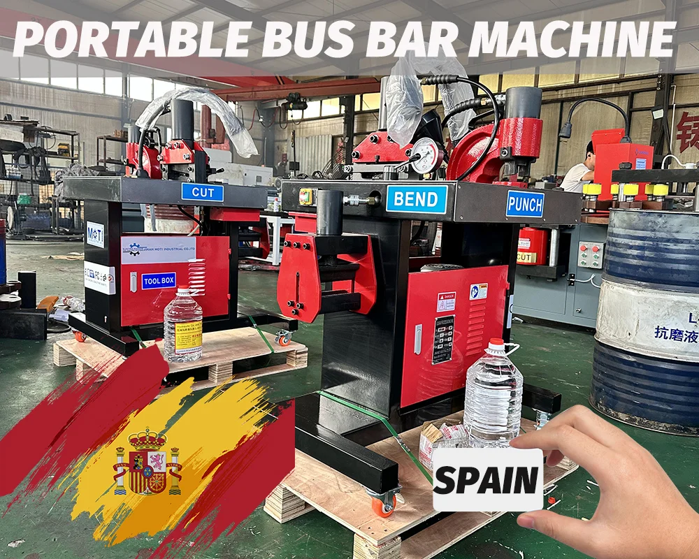 Portable Busbar Cutting Bending Punching Machine Spain
