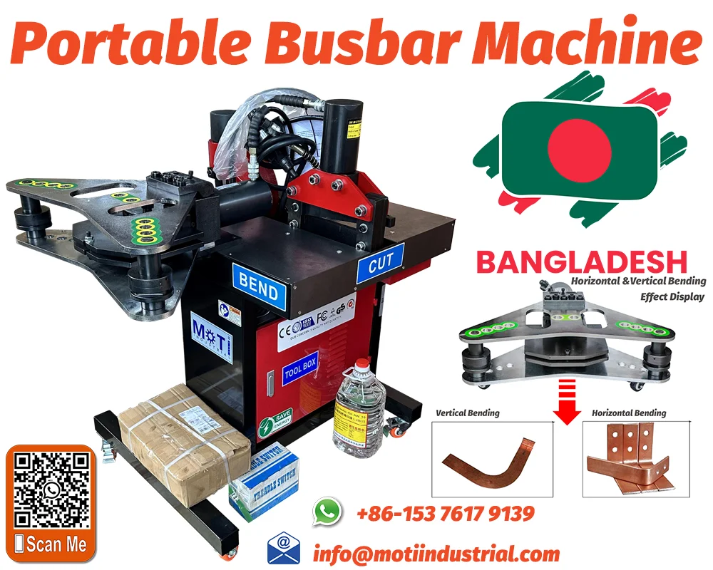 Four-In-One Portable Busbar Processing Machine