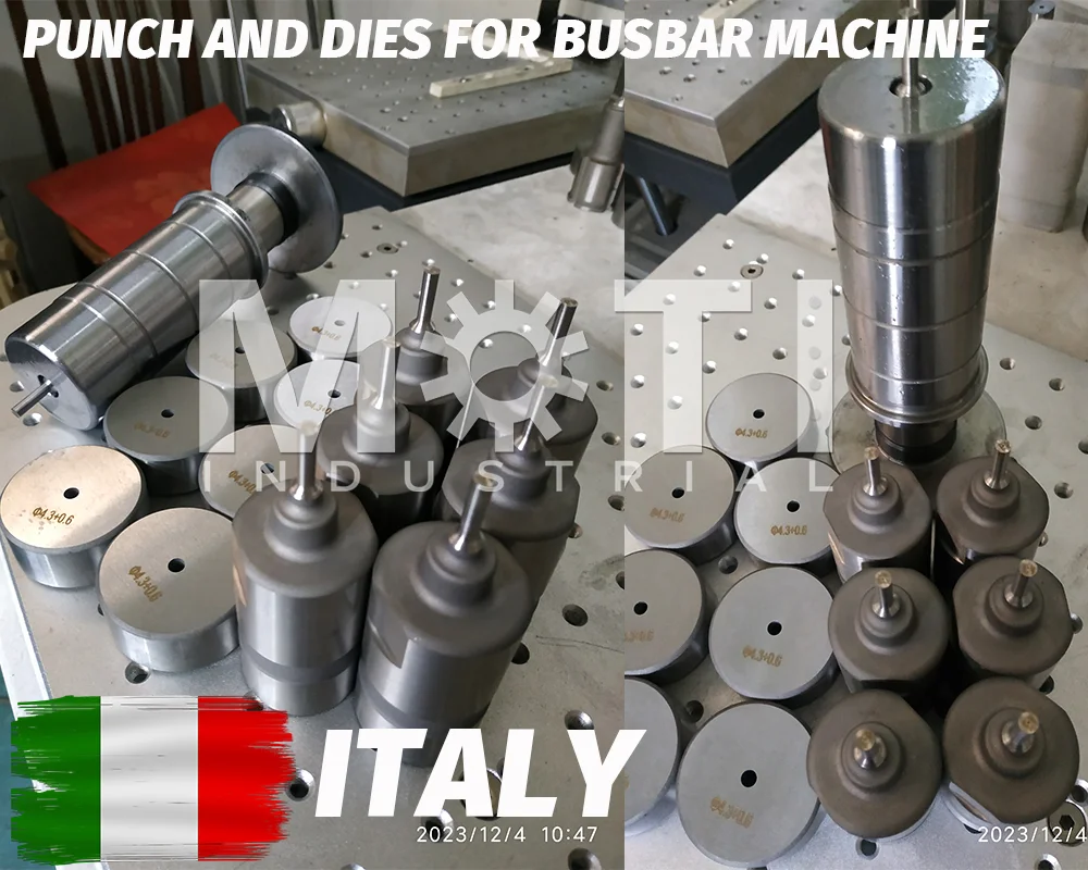 Punch and Dies for Busbar Machine