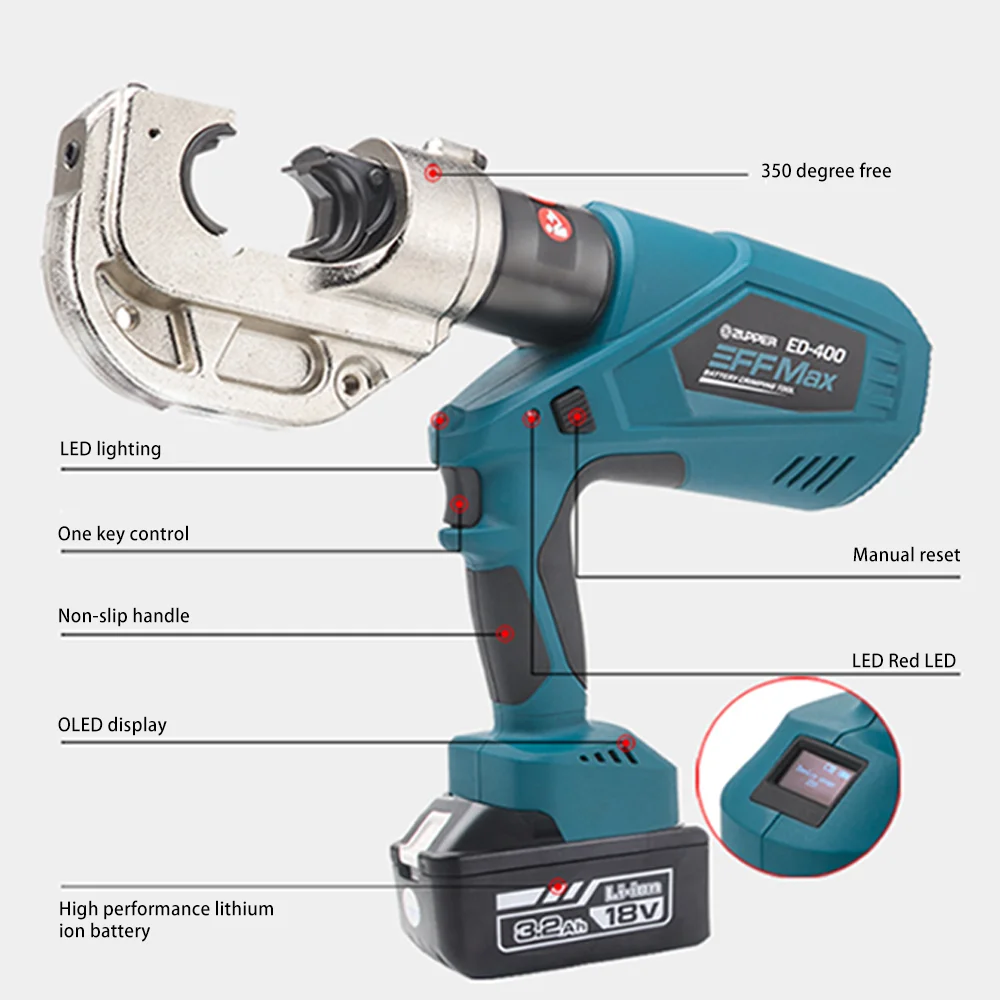 Rechargeable Hydraulic Crimper 2024-01-04