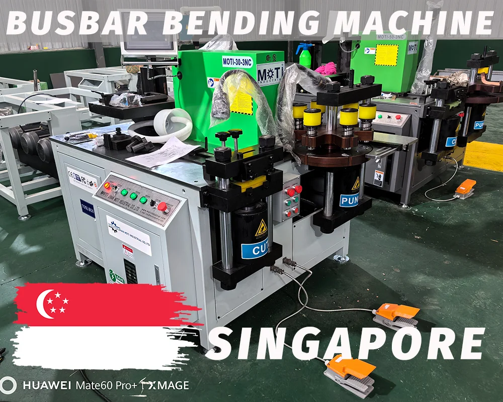 Máquina de dobrar barramentos de cobre MOTI-30-3NC Cingapura