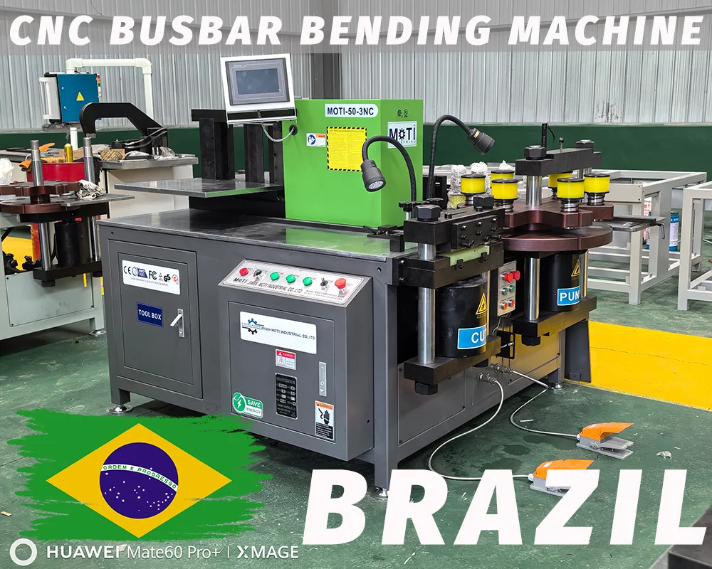 Copper Busbar Machine MOTI-50-3NC Brazil