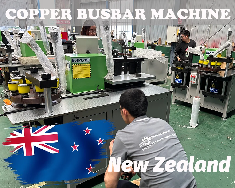Busbar Processing Machine MOTI-30-3NC to New Zealand