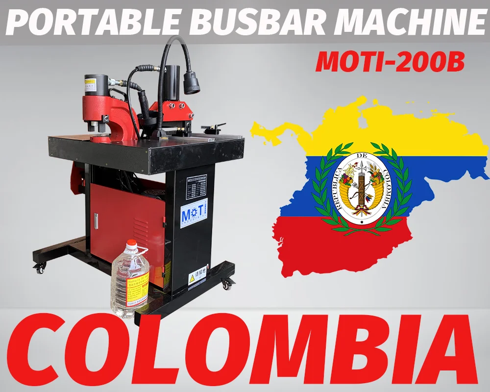 Portable Busbar Machine MOTI-200B to Colombia
