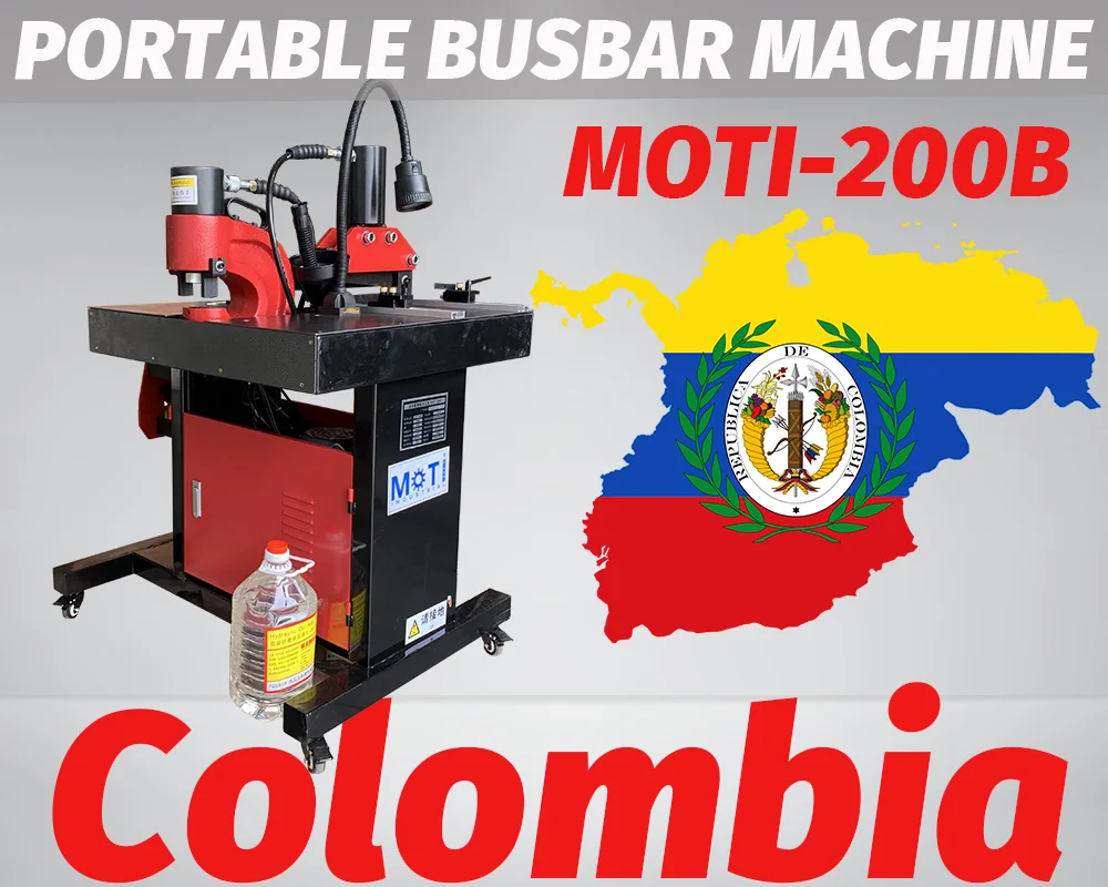 Portable Busbar Machine MOTI-200B to Colombia