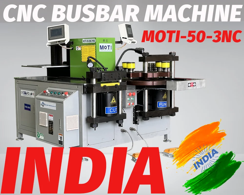 CNC Busbar Bending Machine MOTI-50-3NC to INDIA
