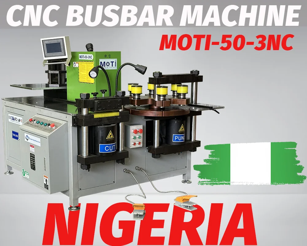 CNC Busbar Bending Machine MOTI-50-3NC to Nigeria