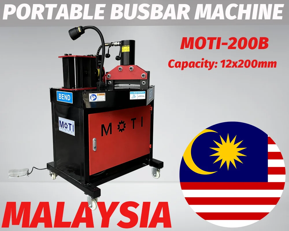 Portable Busbar Machine MOTI-200B to Malaysia