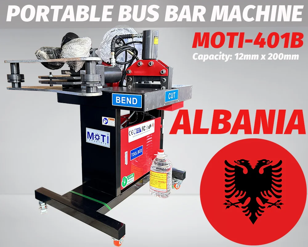 Portable Busbar Processing Machine MOTI-401B To Albania