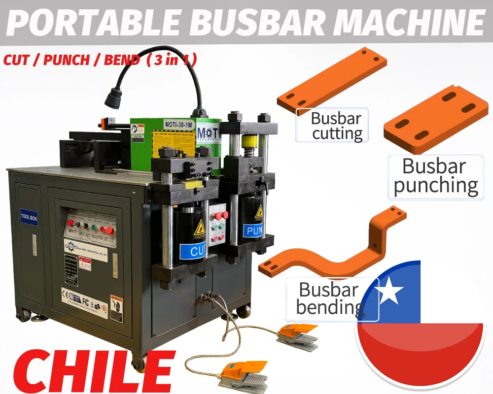 MOTI Portable Busbar Processing Machine to Chile
