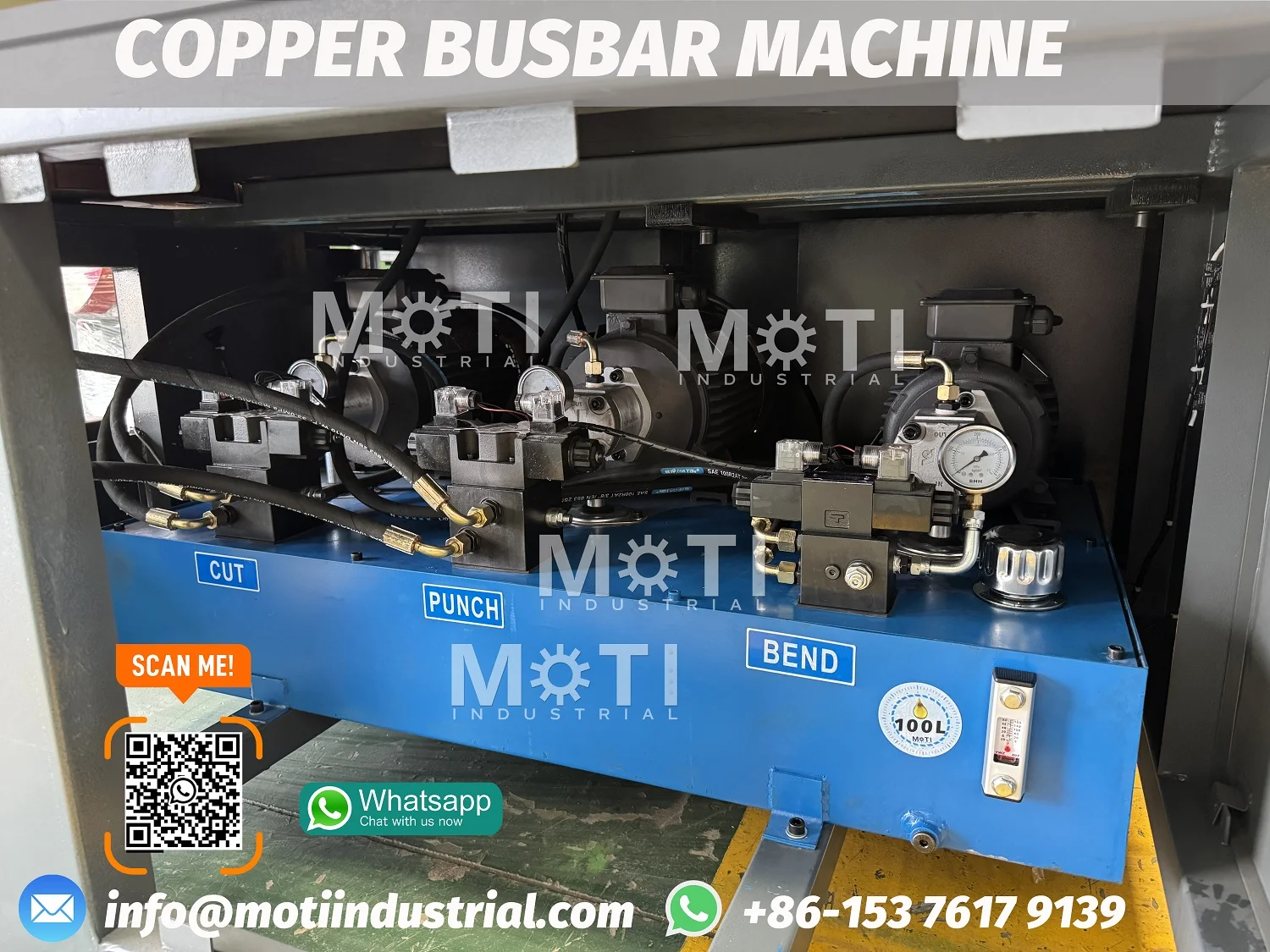 Three motors amd pumps hydraulic system with Busbar Machine MOTI-50-3NC_2025_06_24_15_24_IMG_1500.webp