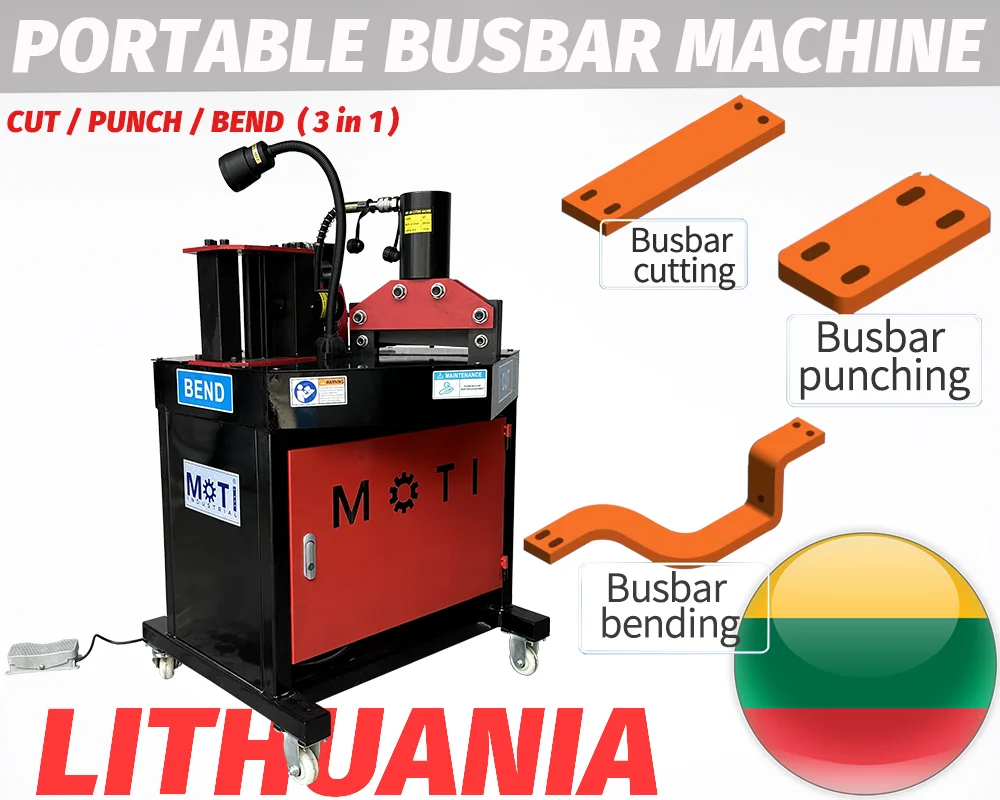 MOTI Portable Busbar Bending Machine To Lithuania