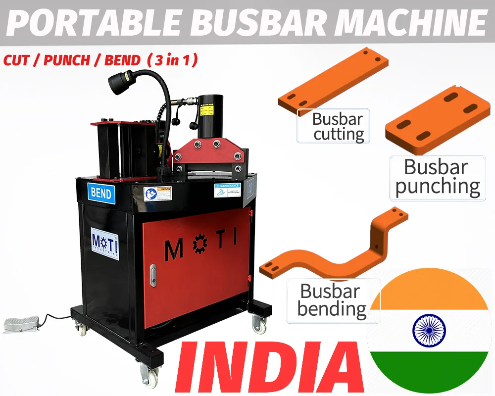 MOTI Portable Busbar Processing Machine to India