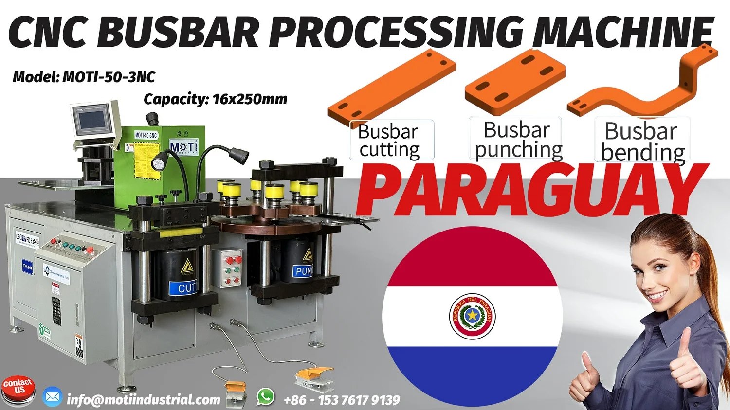 CNC Busbar Processing Machine MOTI-50-3NC To Paraguay_20250813_1500.webp
