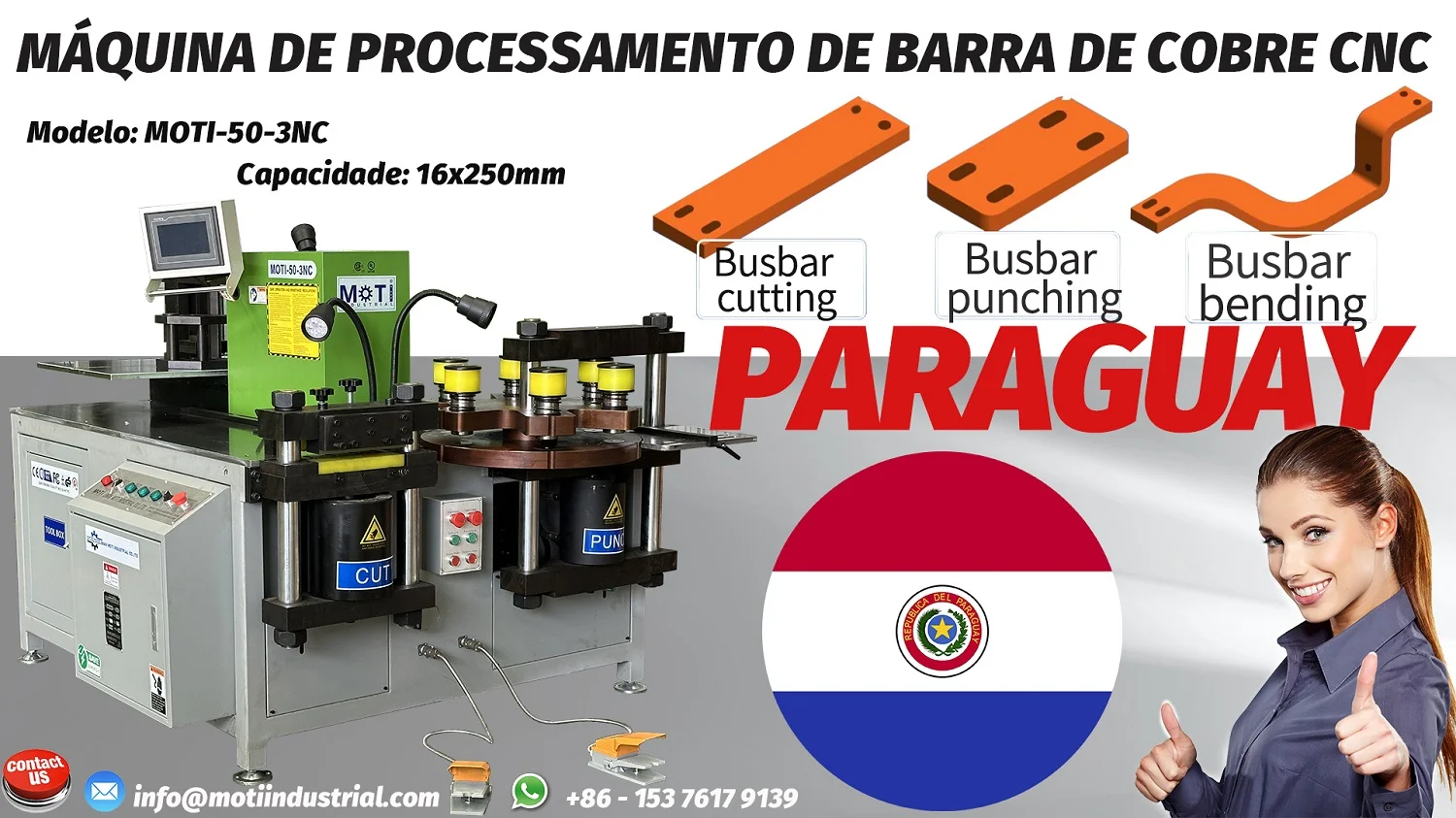 Máquina de processamento de barramentos de cobre CNC MOTI-50-3NC para o Paraguai_20250813_1500.webp