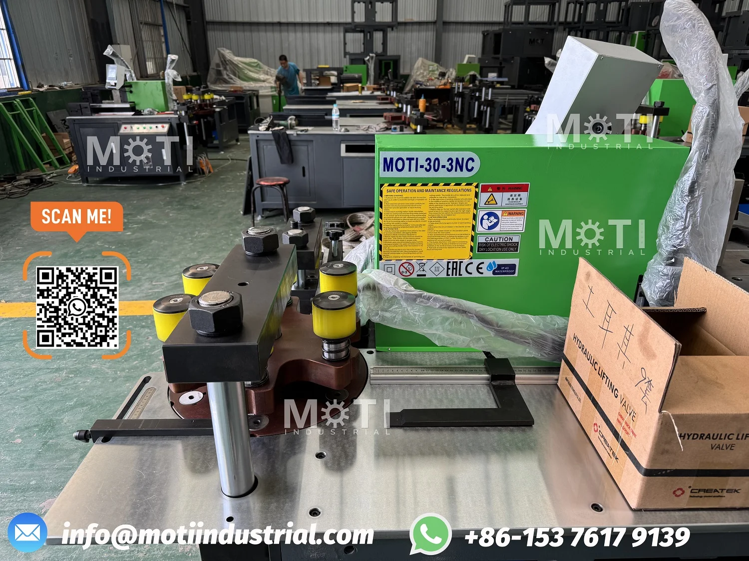 Servo CNC Busbar Cutting Punching Bending Machine MOTI-30-3NC PRO To Türkiye_20250721_1500.webp