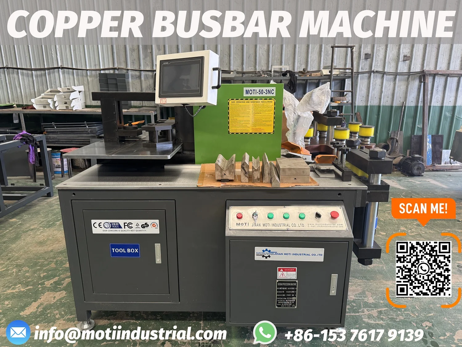 MOTI Busbar Processing Machine MOTI-50-3NC To Egypt_20251014_1500.webp
