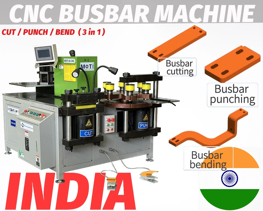 INDIA CNC Busbar Bending Machine MOTI-50-3NC 
