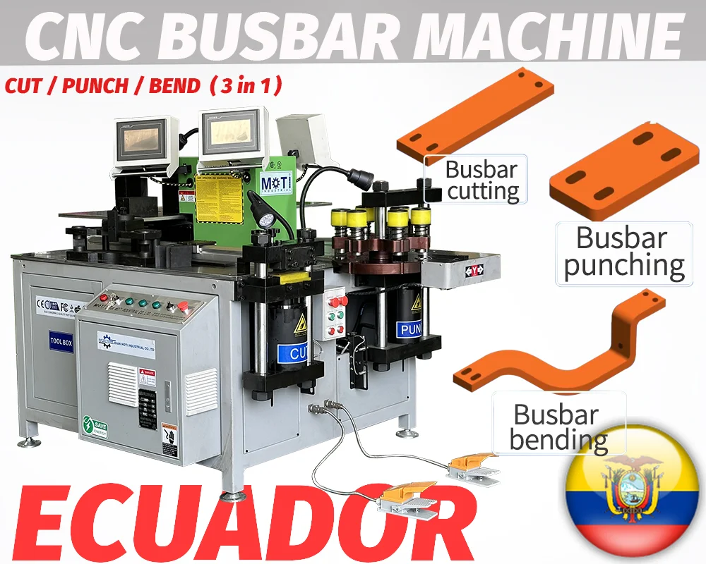 The top 1 fully automatic busbar processing machine in Ecuador