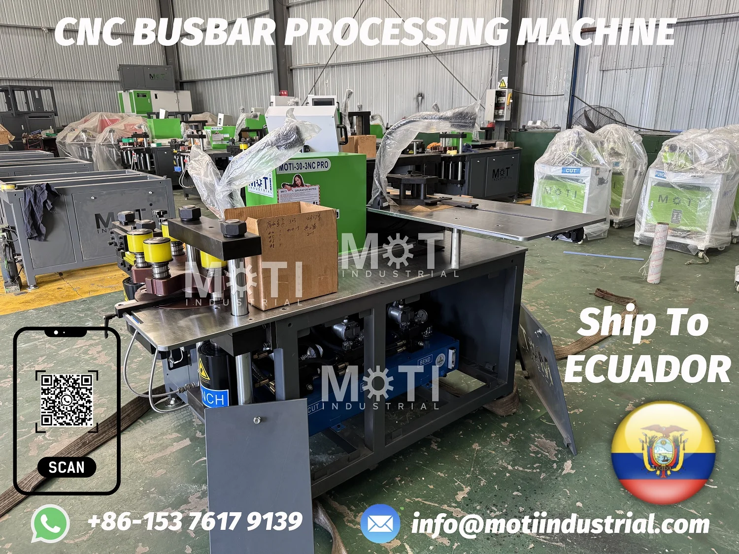 Automatic CNC Busbar Processing Machine MOTI-30-3NC PRO Ecuador 20251128_1500.webp