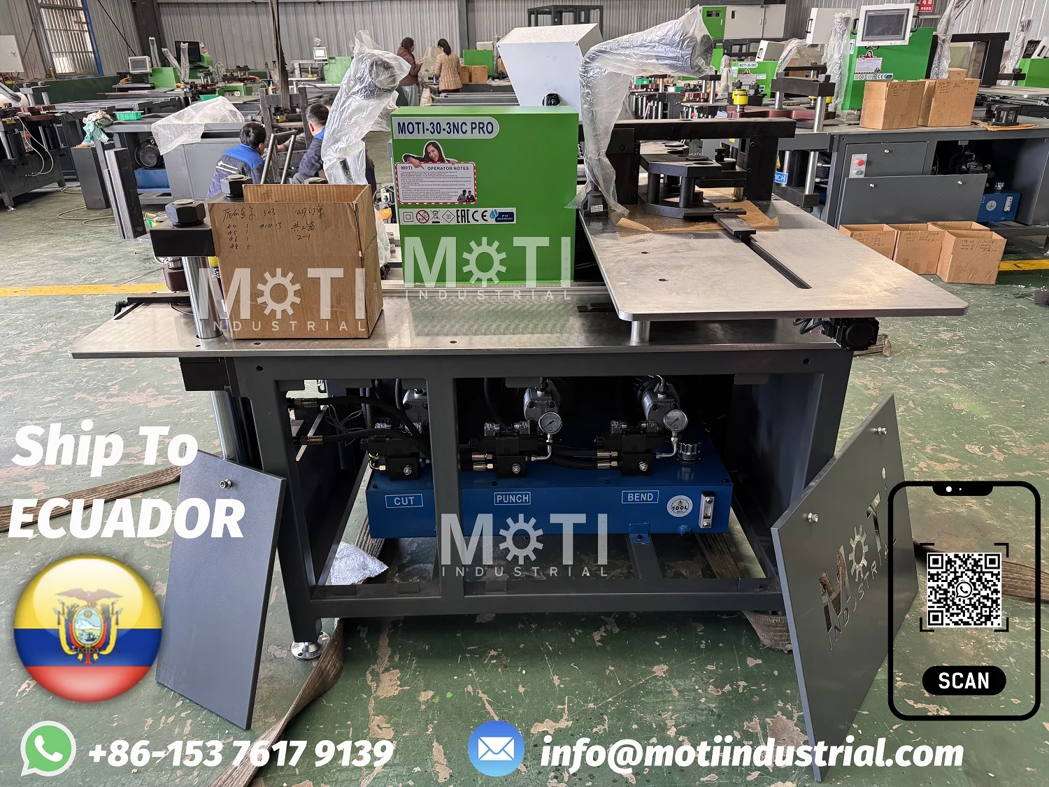 Automatic CNC Copper Busbar Machine MOTI-30-3NC PRO Ecuador 20251128_1500.webp
