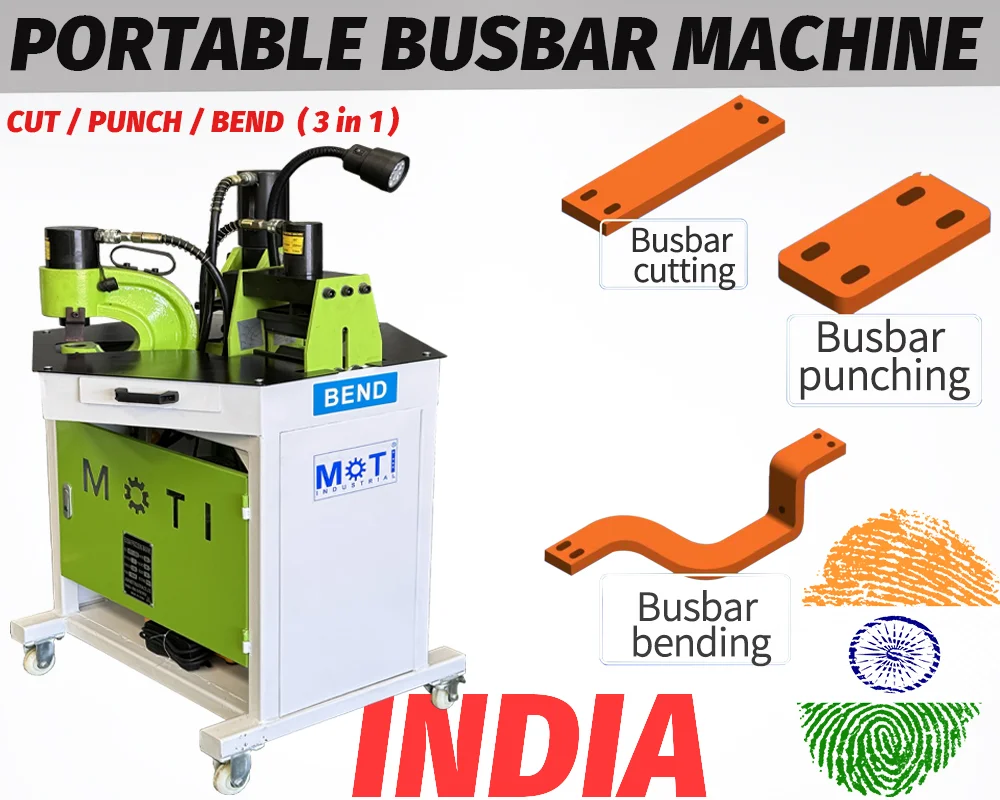 India's Most Popular Portable Busbar Machine MOTI-200B