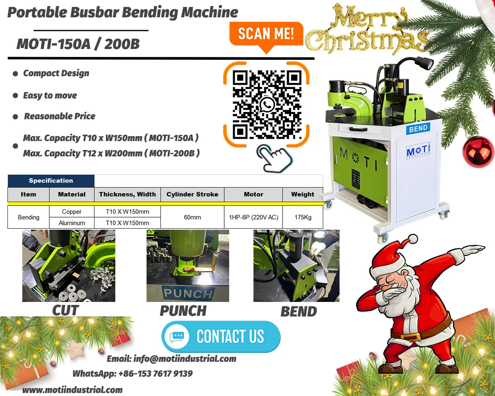 Portable Hydraulic Busbar Processing Machine MOTI-200B INDIA 20251212.webp