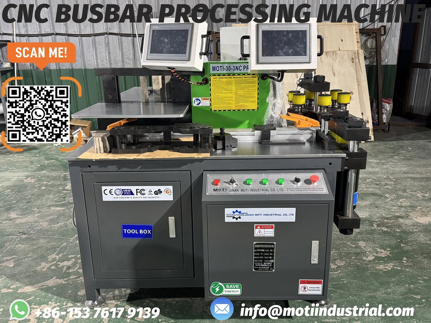 CNC Servo 3 in 1 busbar machine MOTI-30-3NC PRO To Guatemala_20251225_1500.webp
