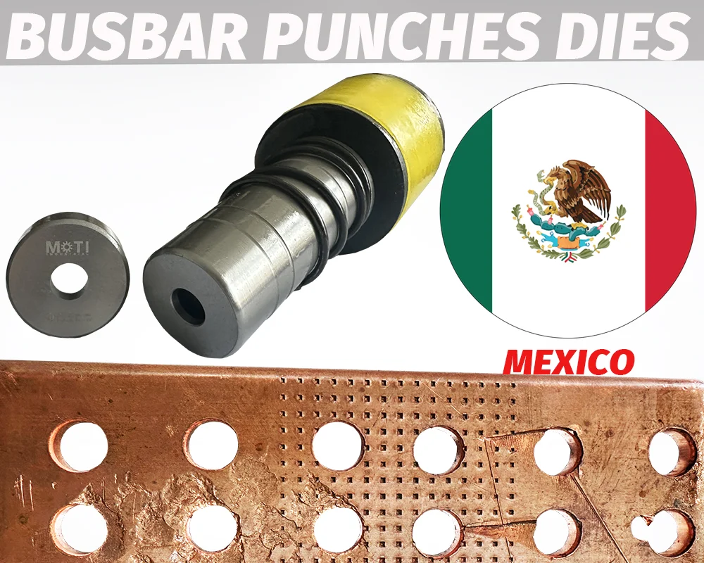 Busbar Punching Dies for CNC Copper Busbar Machine To Mexico