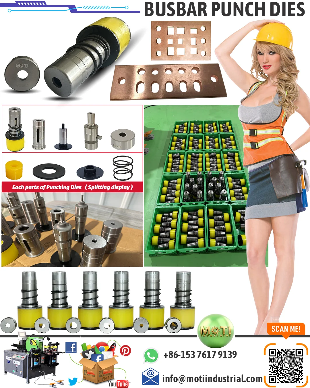 Copper Busbar Punches Dies for CNC Busbar Processing Machine 20260128.webp