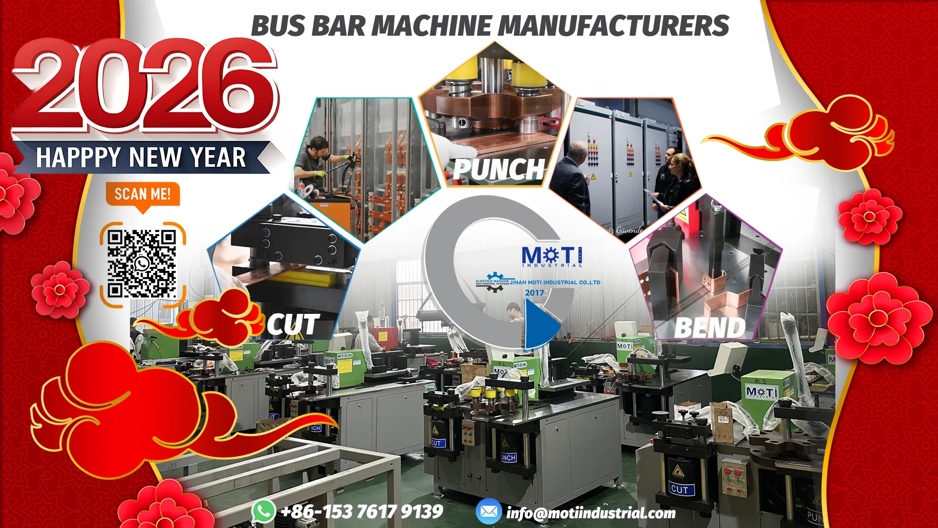 CNC Busbar Processing Machine Manufacturers Happy Chinese New Year 2026 CNC Busbar Processing Machine Manufacturers Happy Chinese New Year 2026