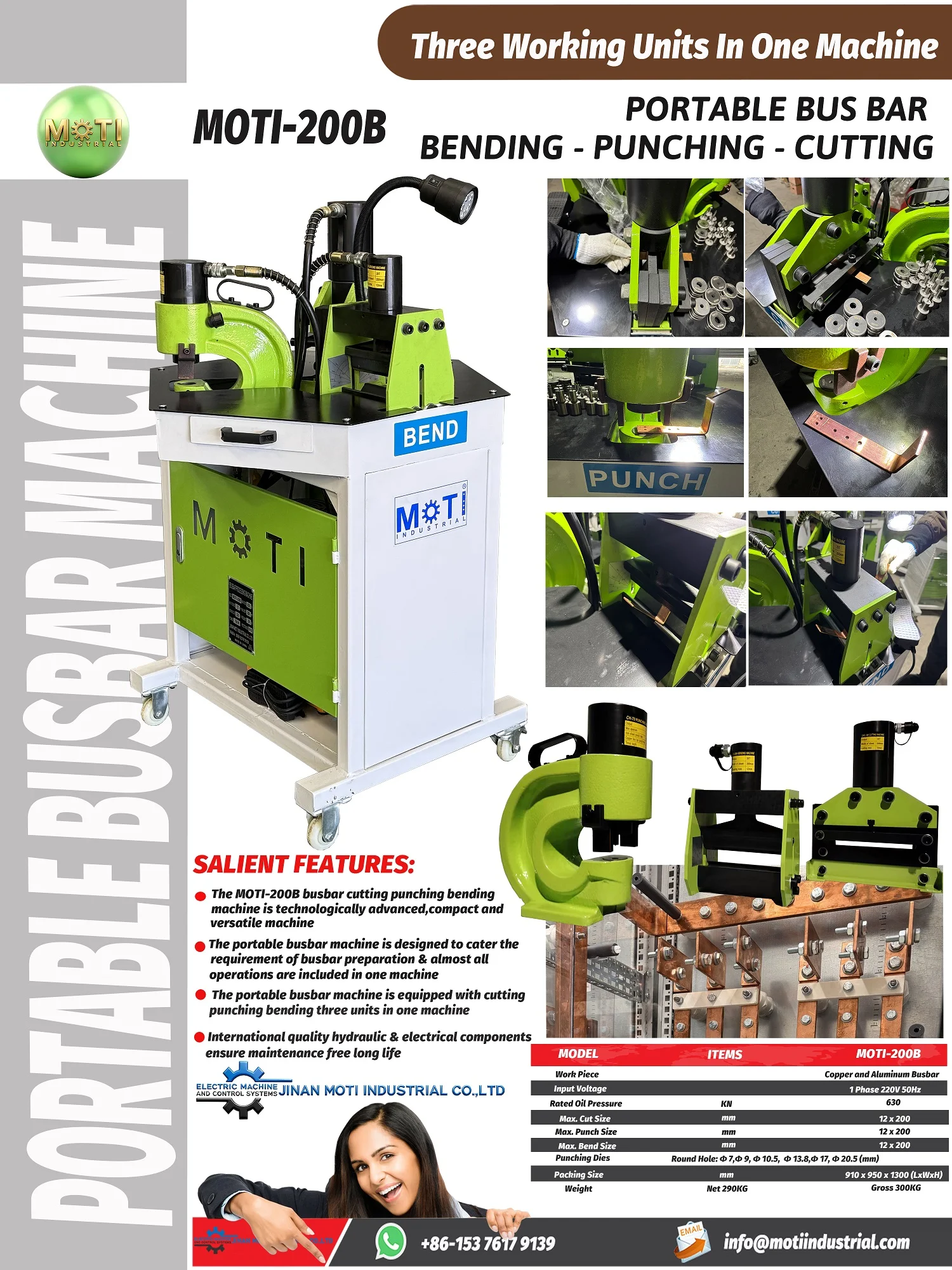 Split-type Portable Busbar Cutting Punching Bending Machine MOTI-200B To Saudi Arabia_20260314_1500.webp Features, advantages and key parameters of portable busbar processing machine MOTI-200B