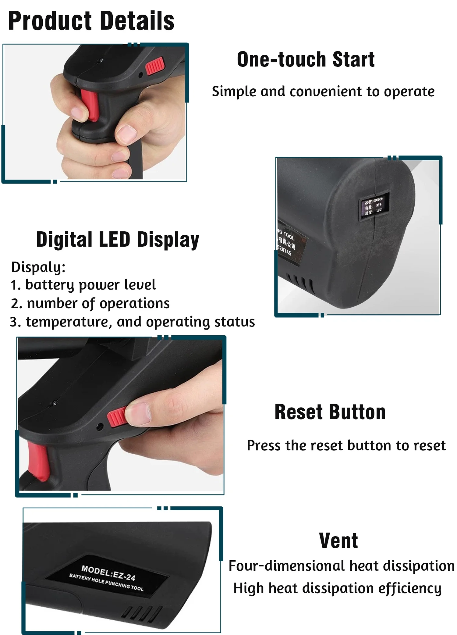 Product details about Hand-Held Battery Operated Hydraulic Punch Tool MOTI-EZ24.webp Product details about Hand-Held Battery Operated Hydraulic Punch Tool MOTI-EZ24.webp